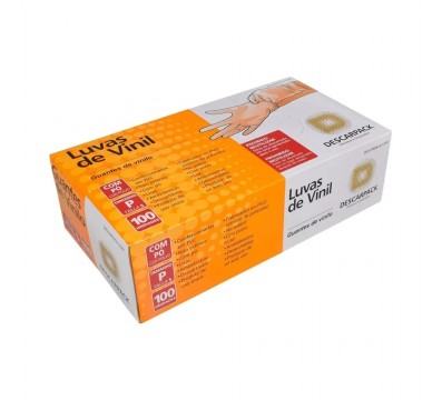 Luva De Vinil Com Pó